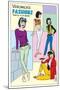 Archie Comics Fashions: Veronica's Fashions Pants A La Mode-null-Mounted Art Print