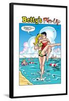 Archie Comics Pin-Up: Betty And A Lifeguard-null-Framed Poster