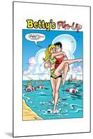 Archie Comics Pin-Up: Betty And A Lifeguard-null-Mounted Poster