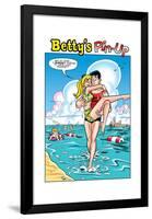 Archie Comics Pin-Up: Betty And A Lifeguard-null-Framed Poster