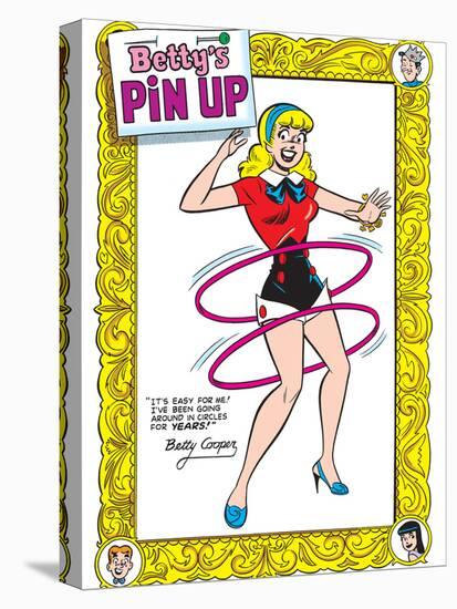 Archie Comics Pin-Up: Betty Going Around In Circles-null-Stretched Canvas