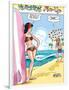 Archie Comics Pin-Up: Veronica And Archie At The Beach-null-Framed Art Print