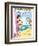 Archie Comics Pin-Up: Veronica And Archie At The Beach-null-Framed Art Print