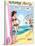 Archie Comics Pin-Up: Veronica And Archie At The Beach-null-Stretched Canvas