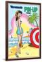 Archie Comics Pin-Up: Veronica At The Beach-null-Framed Art Print