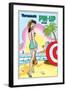 Archie Comics Pin-Up: Veronica At The Beach-null-Framed Art Print