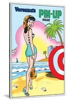 Archie Comics Pin-Up: Veronica At The Beach-null-Stretched Canvas