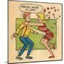 Archie Comics Retro: Archie and Betty Comic Panel; Archie, We're in Love! (Aged)-null-Mounted Art Print