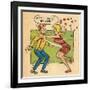 Archie Comics Retro: Archie and Betty Comic Panel; Archie, We're in Love! (Aged)-null-Framed Art Print