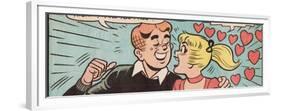 Archie Comics Retro: Archie and Betty Comic Panel; Date (Aged)-null-Framed Premium Giclee Print