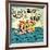 Archie Comics Retro: Archie and Betty Comic Panel; Drowning (Aged)-null-Framed Art Print