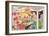 Archie Comics Retro: Archie and Betty Comic Panel; Gift (Aged)-null-Framed Premium Giclee Print