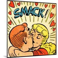 Archie Comics Retro: Archie and Betty Comic Panel; Smack! (Aged)-null-Mounted Poster