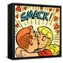 Archie Comics Retro: Archie and Betty Comic Panel; Smack! (Aged)-null-Framed Stretched Canvas