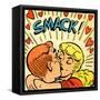 Archie Comics Retro: Archie and Betty Comic Panel; Smack! (Aged)-null-Framed Stretched Canvas