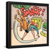 Archie Comics Retro: Archie and Betty Comic Panel; Smack! (Aged)-null-Framed Poster