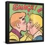 Archie Comics Retro: Archie and Betty Comic Panel; Smack! (Aged)-null-Framed Poster