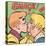 Archie Comics Retro: Archie and Betty Comic Panel; Smack! (Aged)-null-Stretched Canvas