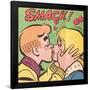 Archie Comics Retro: Archie and Betty Comic Panel; Smack! (Aged)-null-Framed Poster