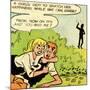Archie Comics Retro: Archie and Betty Comic Panel; Snatching Happiness (Aged)-null-Mounted Art Print