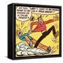 Archie Comics Retro: Archie and Jughead Comic Panel; False Friend (Aged)-null-Framed Stretched Canvas