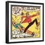 Archie Comics Retro: Archie and Jughead Comic Panel; False Friend (Aged)-null-Framed Art Print