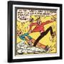 Archie Comics Retro: Archie and Jughead Comic Panel; False Friend (Aged)-null-Framed Art Print