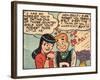 Archie Comics Retro: Archie and Veronica Comic Panel; Dream Girl (Aged)-null-Framed Art Print