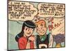 Archie Comics Retro: Archie and Veronica Comic Panel; Dream Girl (Aged)-null-Mounted Art Print