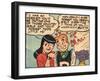 Archie Comics Retro: Archie and Veronica Comic Panel; Dream Girl (Aged)-null-Framed Art Print