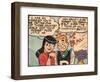 Archie Comics Retro: Archie and Veronica Comic Panel; Dream Girl (Aged)-null-Framed Art Print