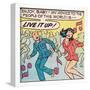 Archie Comics Retro: Archie and Veronica Comic Panel; Live it up (Aged)-null-Framed Poster