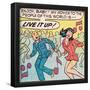 Archie Comics Retro: Archie and Veronica Comic Panel; Live it up (Aged)-null-Framed Poster