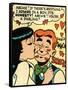 Archie Comics Retro: Archie and Veronica Comic Panel; Smack! (Aged)-null-Framed Stretched Canvas