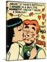 Archie Comics Retro: Archie and Veronica Comic Panel; Smack! (Aged)-null-Stretched Canvas