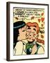 Archie Comics Retro: Archie and Veronica Comic Panel; Smack! (Aged)-null-Framed Art Print