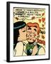 Archie Comics Retro: Archie and Veronica Comic Panel; Smack! (Aged)-null-Framed Art Print