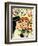 Archie Comics Retro: Archie and Veronica Comic Panel; Smack! (Aged)-null-Framed Art Print