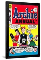 Archie Comics Retro: Archie Annual Comic Book Cover 10th Issue (Aged)-null-Framed Poster