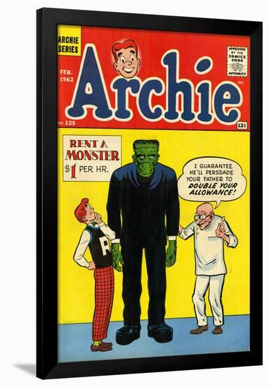 Archie Comics Retro: Archie Comic Book Cover No.125 (Aged)-Harry Lucey-Framed Poster