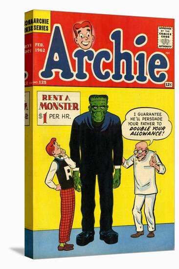 Archie Comics Retro: Archie Comic Book Cover No.125 (Aged)-Harry Lucey-Stretched Canvas