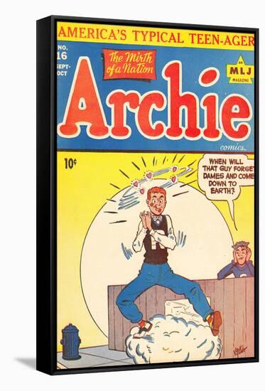 Archie Comics Retro: Archie Comic Book Cover No.16 (Aged)-Bill Vigoda-Framed Stretched Canvas