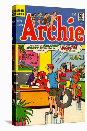 Archie Comics Retro: Archie Comic Book Cover No.194 (Aged)-null-Stretched Canvas