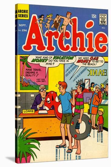 Archie Comics Retro: Archie Comic Book Cover No.194 (Aged)-null-Stretched Canvas