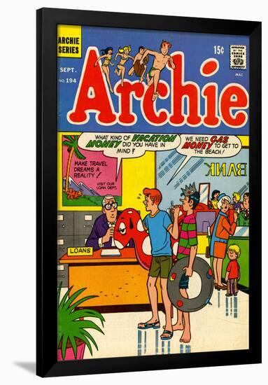 Archie Comics Retro: Archie Comic Book Cover No.194 (Aged)-null-Framed Poster