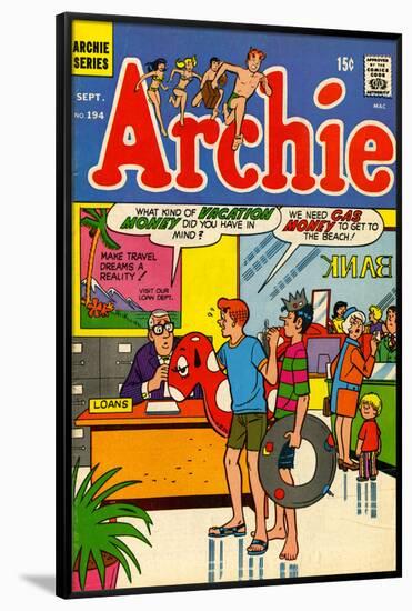 Archie Comics Retro: Archie Comic Book Cover No.194 (Aged)-null-Framed Poster