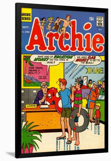 Archie Comics Retro: Archie Comic Book Cover No.194 (Aged)-null-Framed Poster