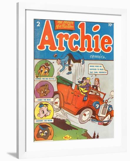 Archie Comics Retro: Archie Comic Book Cover No.2 (Aged)-Bob Montana-Framed Art Print