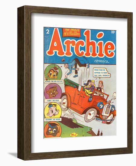 Archie Comics Retro: Archie Comic Book Cover No.2 (Aged)-Bob Montana-Framed Art Print