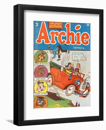 Archie Comics Retro: Archie Comic Book Cover No.2 (Aged)-Bob Montana-Framed Art Print